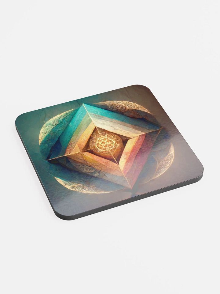Mandala Symmetry Cork Coaster product image (2)