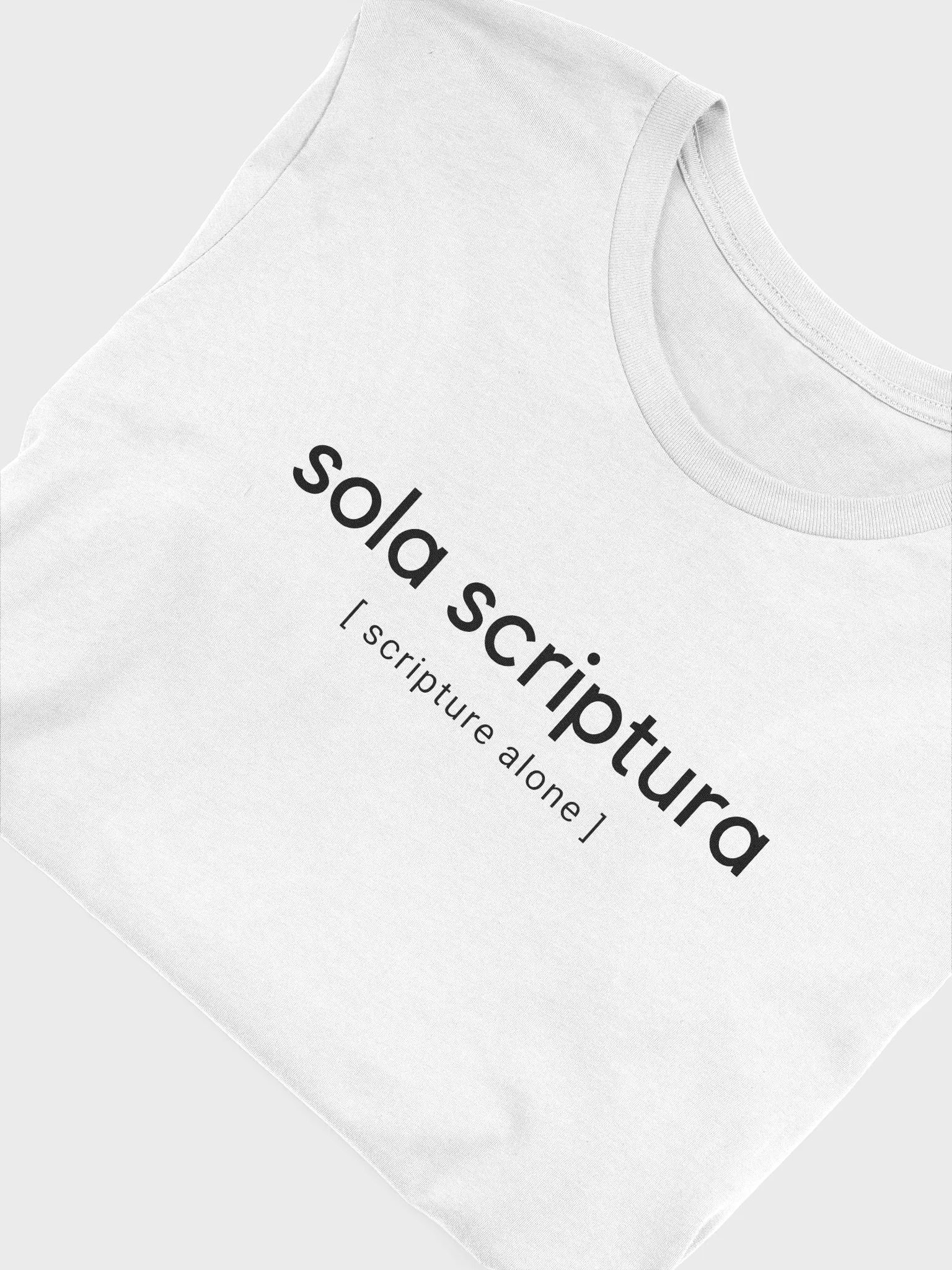 Scripture Alone - Unisex White product image (4)