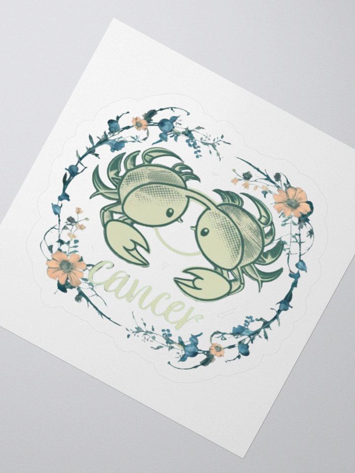 Cancer Zodiac Kiss-Cut Sticker product image (5)