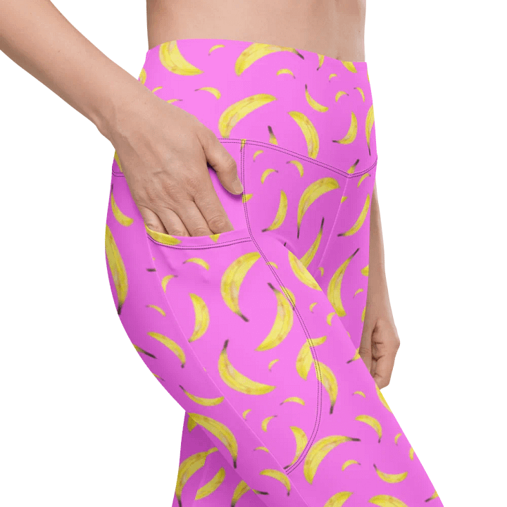 Bananapalooza pink leggings product image (2)