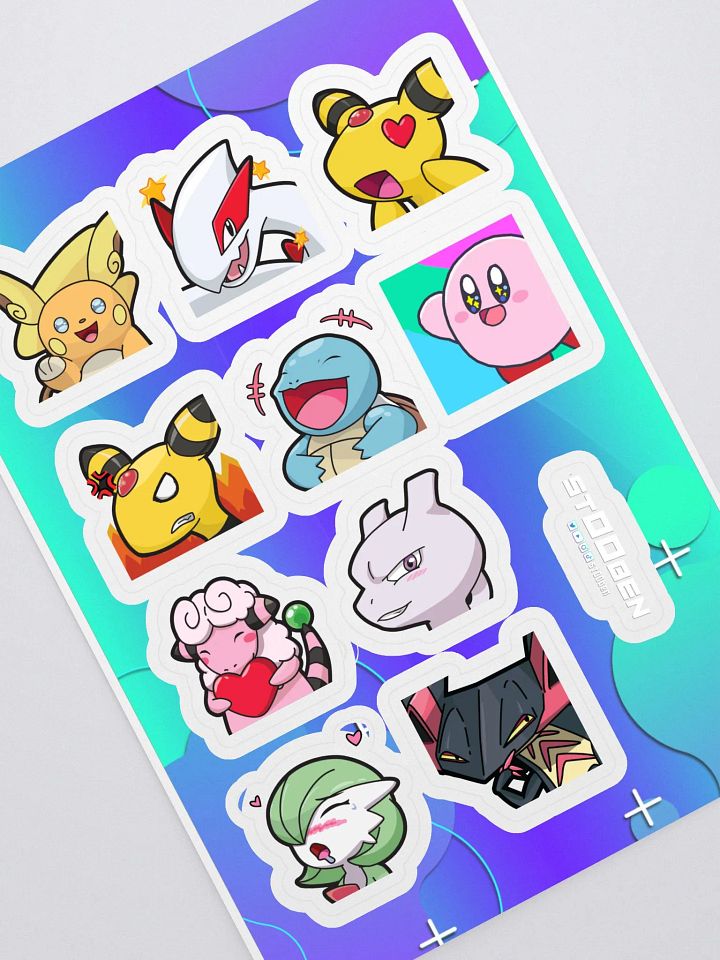 Emote Sticker Sheet! product image (1)