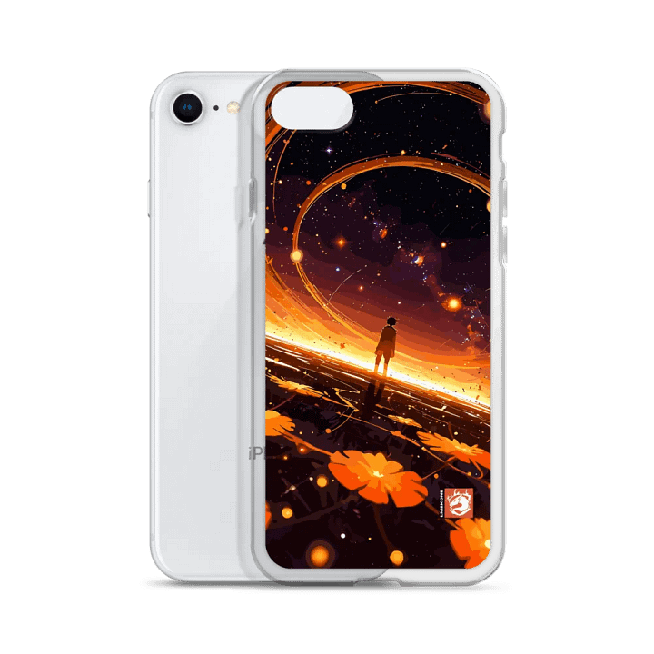Nebula Flowers Anime iPhone Clear Case product image (51)