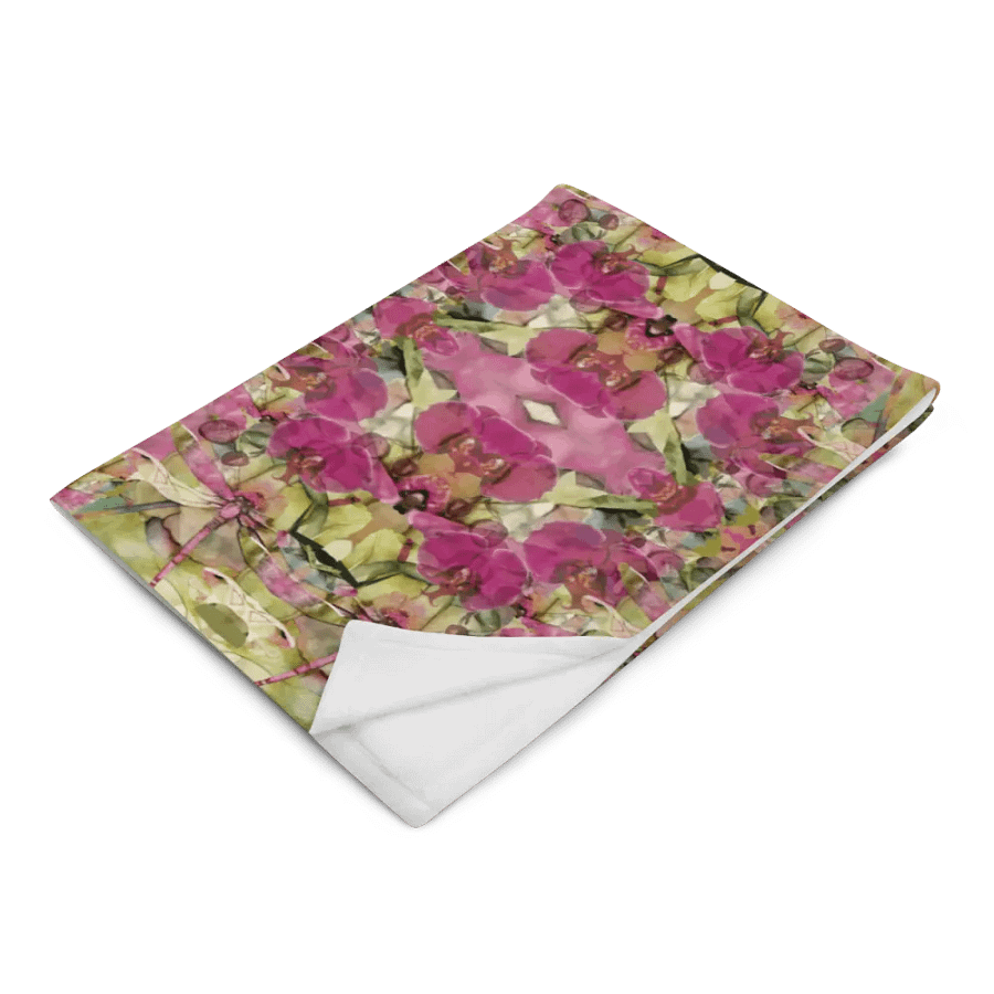 Miniaday Designs Orchid Kaleidoscope Collection Blanket product image (14)