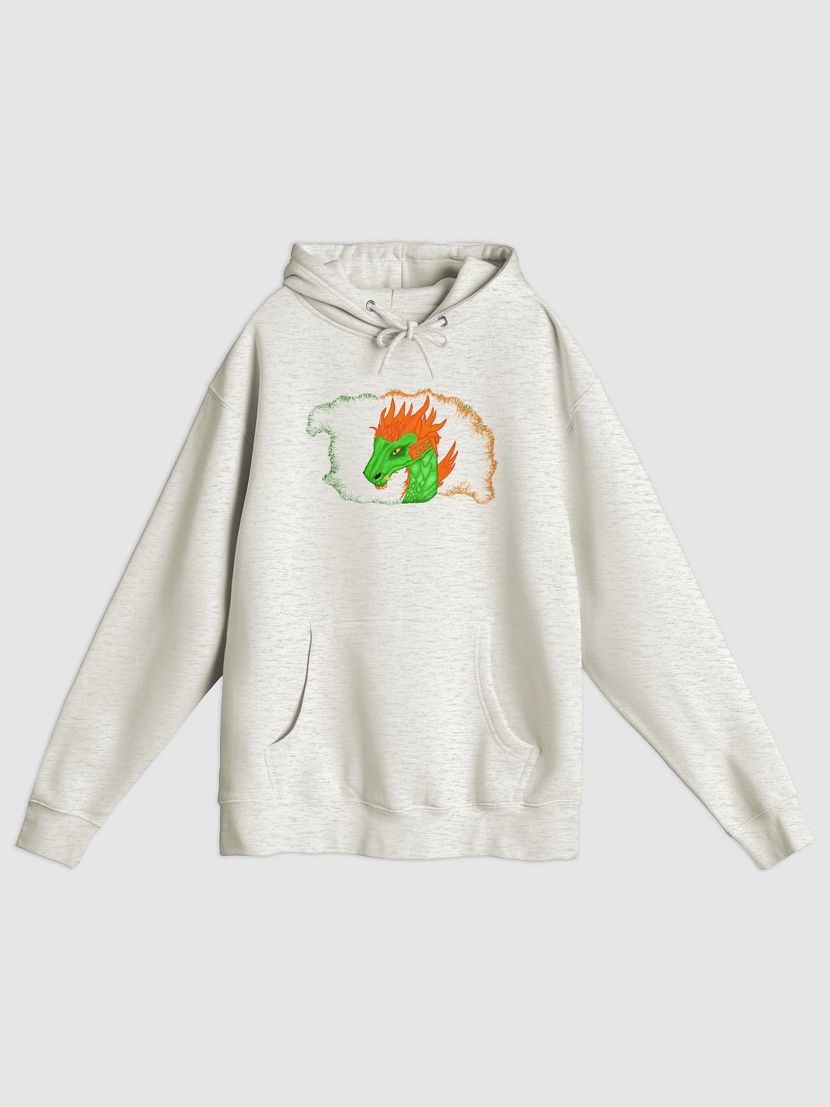 アクメドラビ★FUZZY DRAGON ARTWORK HOODIE_3色 acmé de la vie ADLV FUZZY DRAGON ARTWORK HOODIE CREAM