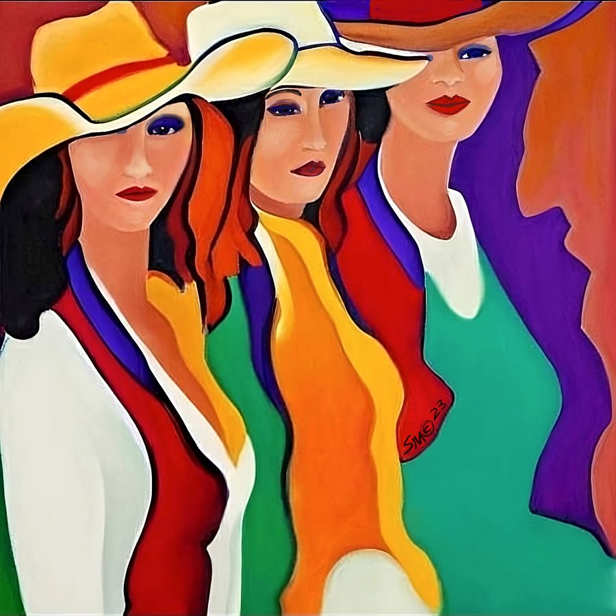 Three Texas Ladies Stickers product image (5)