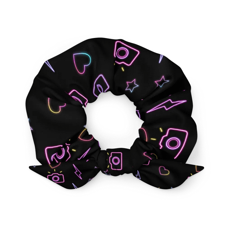 Funky Fotog Scrunchy Black Neon product image (1)