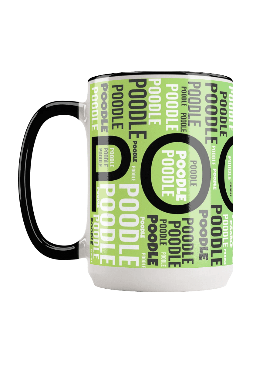 Poodle Poodle Poodle Green & Cyan product image (3)