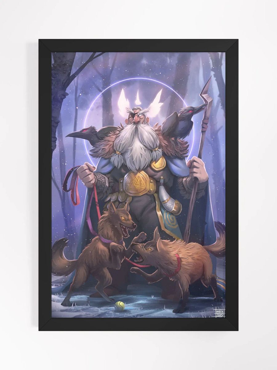Odin and his dogs! product image (1)