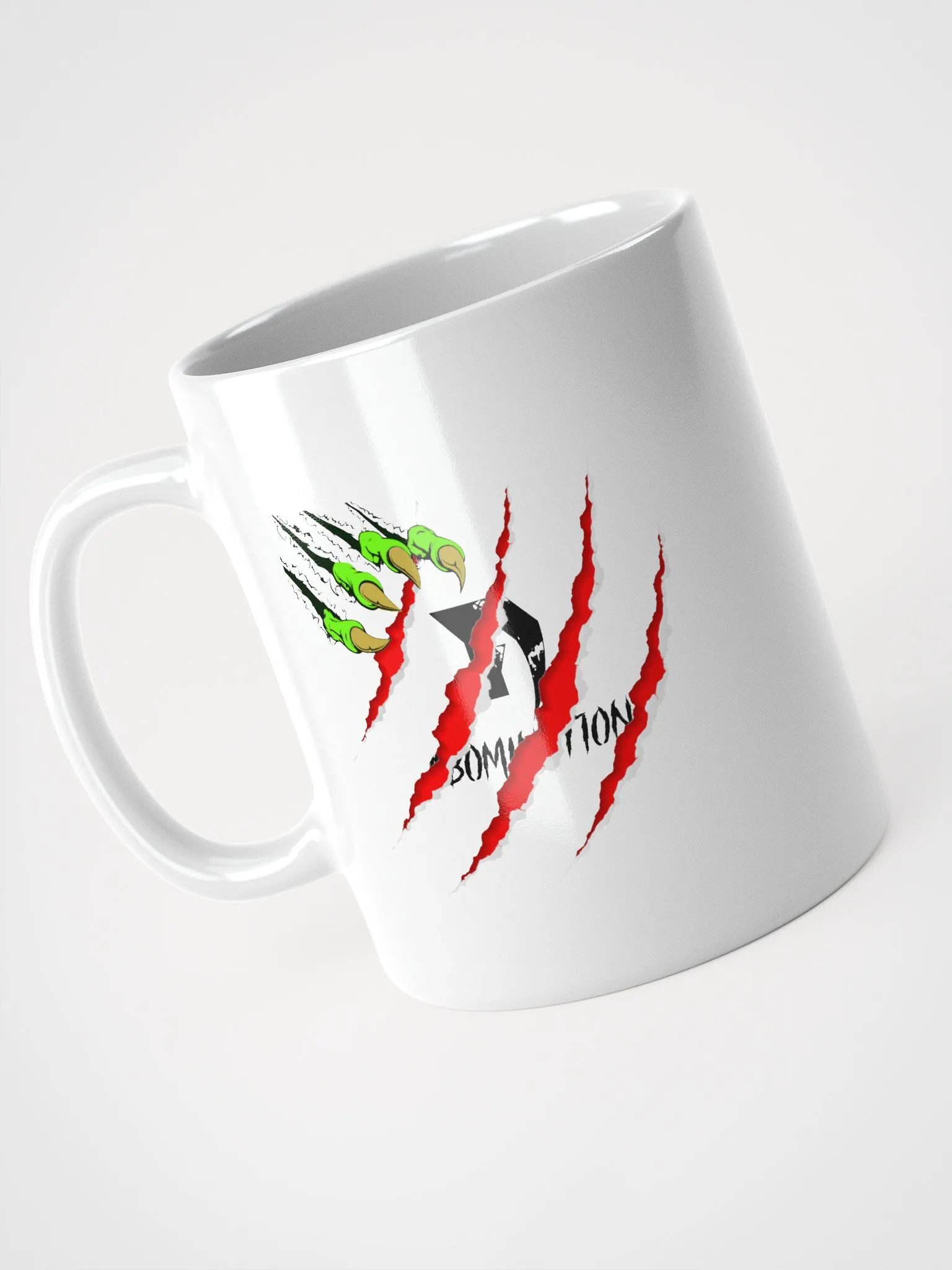 Clawed Fury White Glossy Mug product image (7)