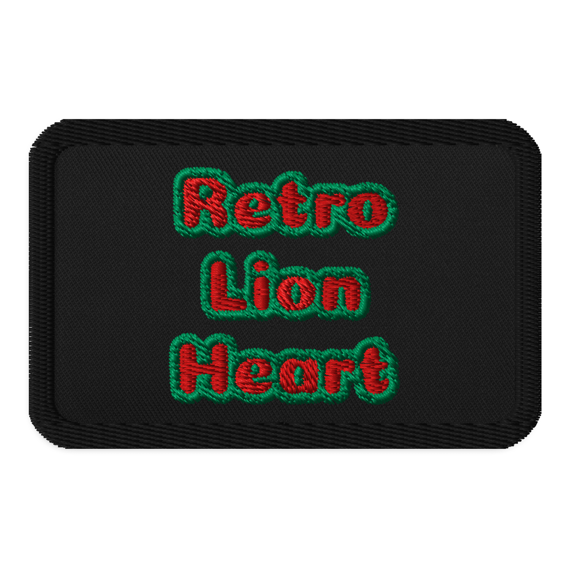 Retro LionHeart Embroidered Patch product image (1)