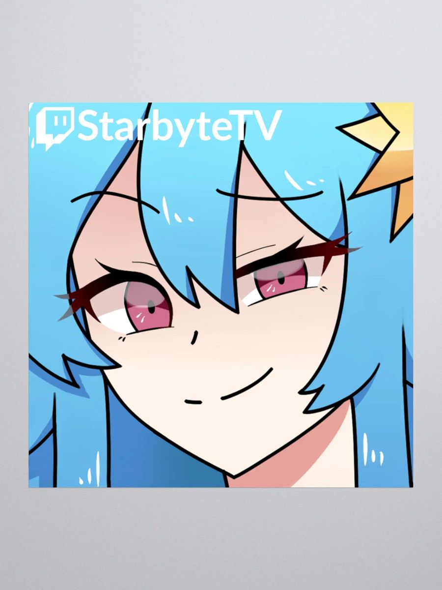 Astra Smug Kiss Cut Sticker product image (2)
