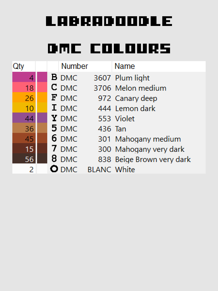 Labradoodle Pixel Art product image (4)