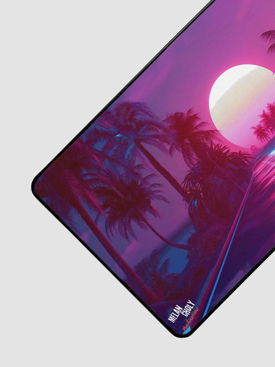 Sunset Synthwave Desk Mat product image (2)