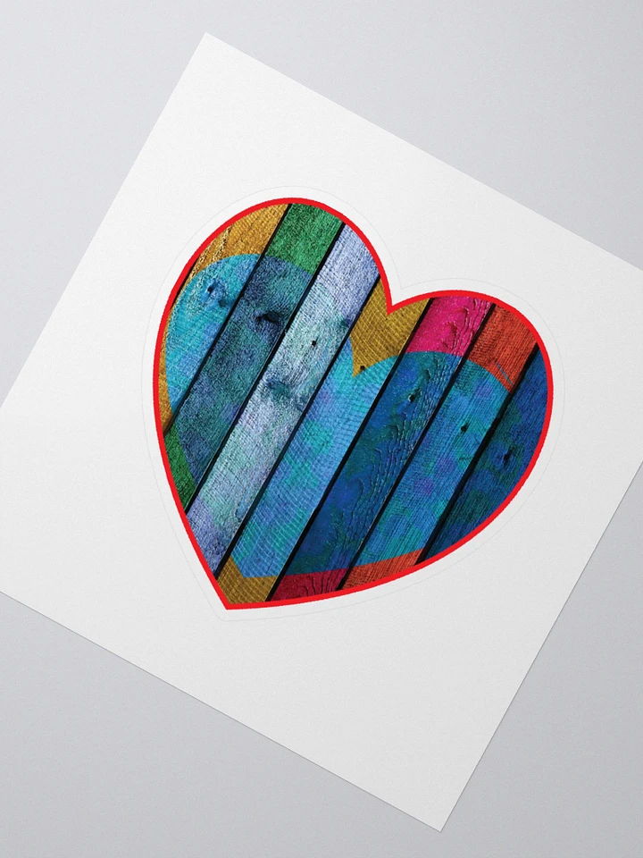 RAINBOW LOVE (HEART, LOVE, UNITY, VINTAGE, RAINBOW, VALENTINES DAY, ROMANTIC, ROMANCE, COUPLE, GIRLFRIEND, BOYFRIEND, HUSBAND, WIFE, RETRO) product image (2)