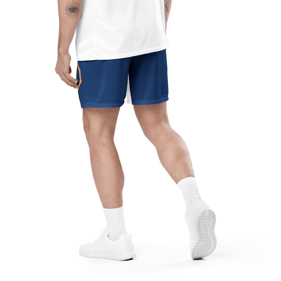 Y2K GRAFFITI COOL S SHORTS NAVY BLUE product image (6)