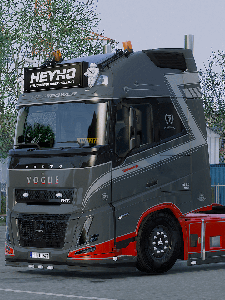ETS2 TM Volvo FH4 FH5 FH6 Aero (SCS) + Trailer Schmitz S.KO COOL & Cargobull Multicolor Skin Pack product image (2)