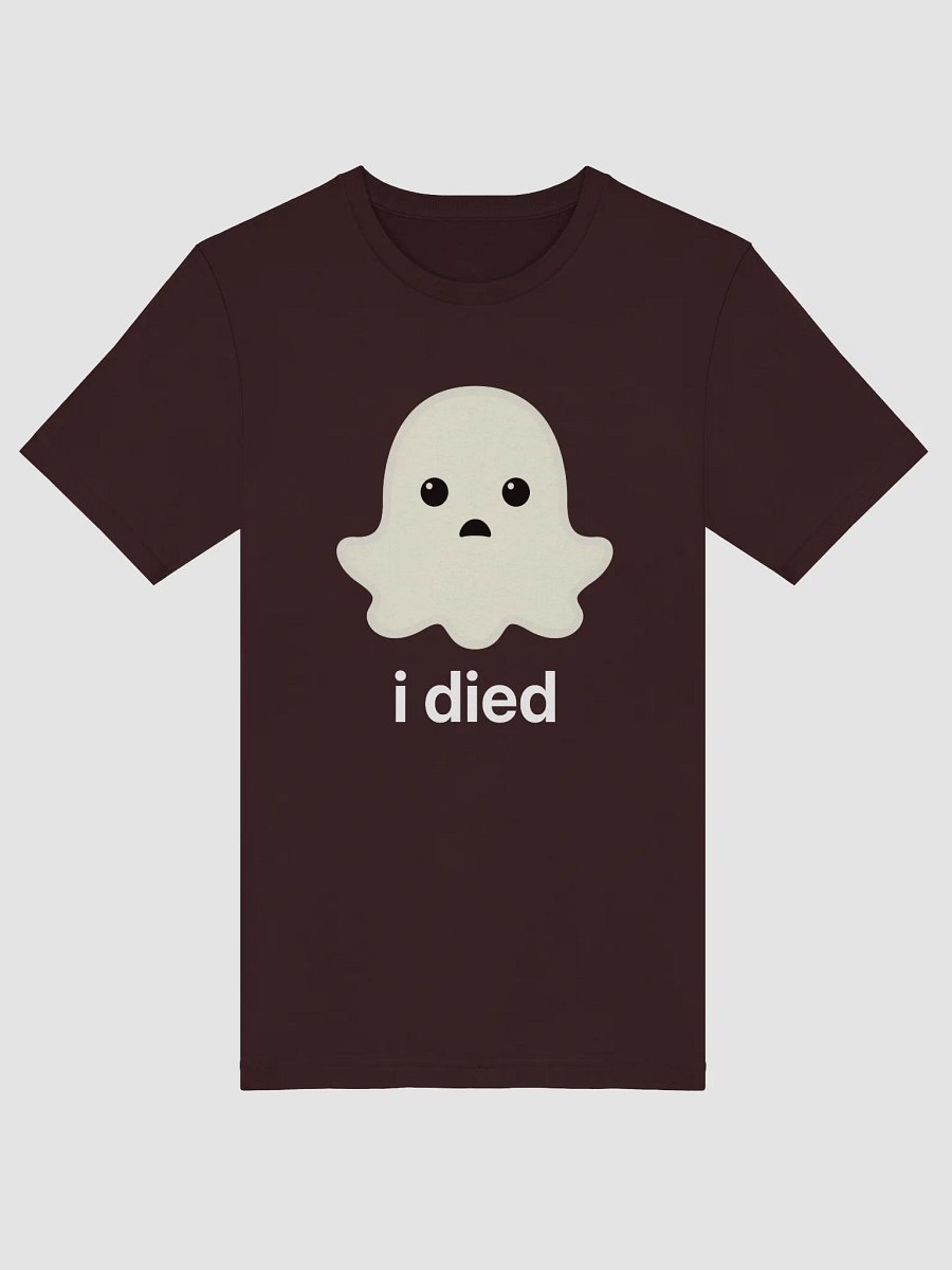 Sad Ghost Simple Tee - Dark Color product image (9)