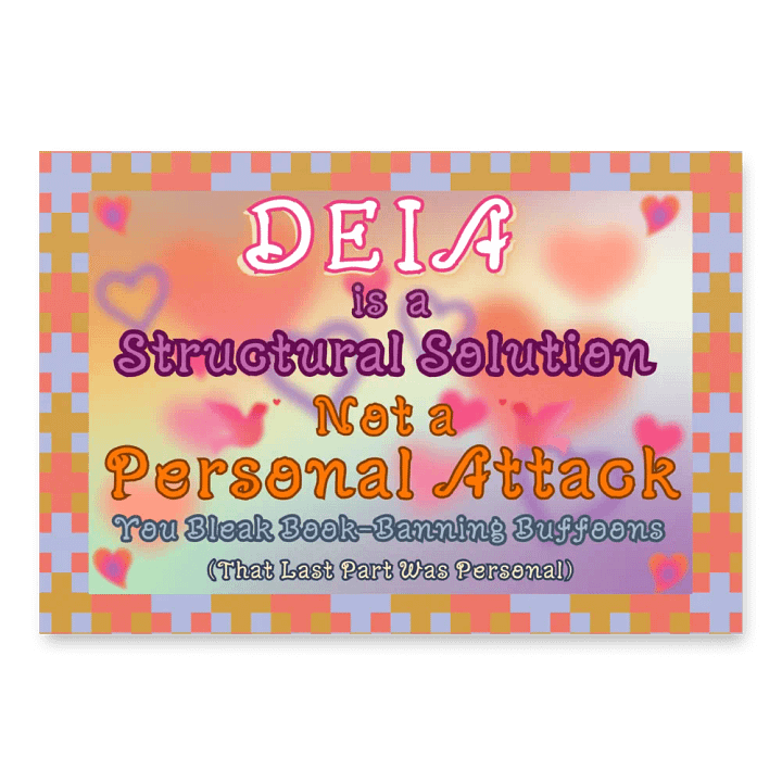 Hands Off DEIA, Structural Solution, Protest Papers product image (1)