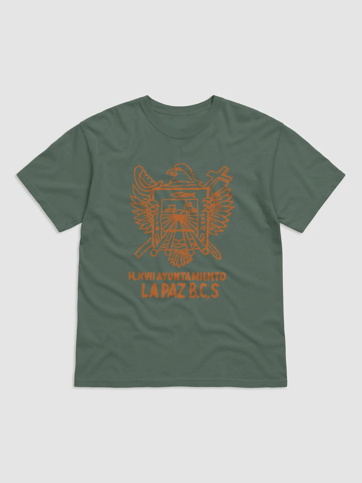 La Paz Heavyweight T-Shirt (Orange) product image (1)