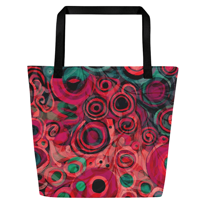 klimt inspired design all over print tote for arty moms and dads friends product image (2)