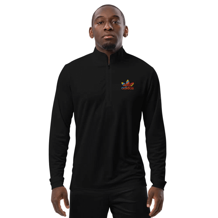 Adidas Trefoil Colorful Quarter-Zip Pullover product image (2)