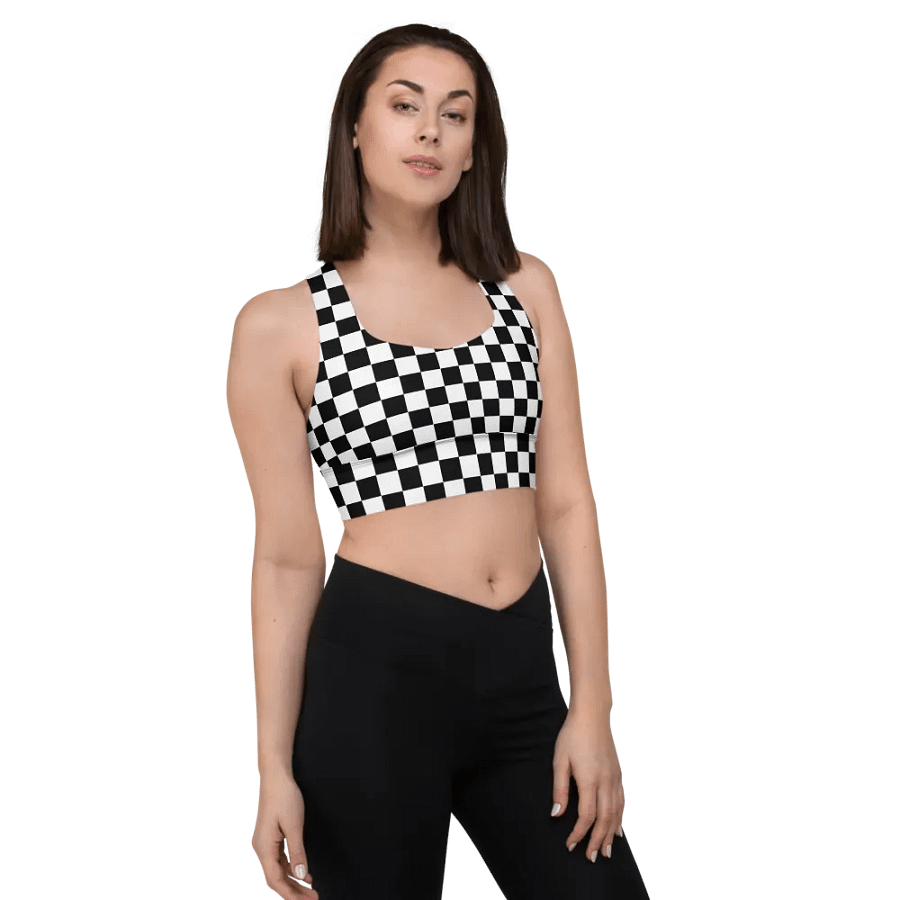 Checkered Sports Bra product image (6)