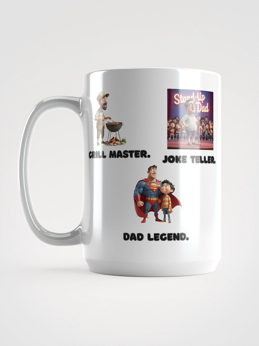 Grill Master. Joke Teller. Dad Legend. – Funny Father’s Day Cartoon Art product image (6)