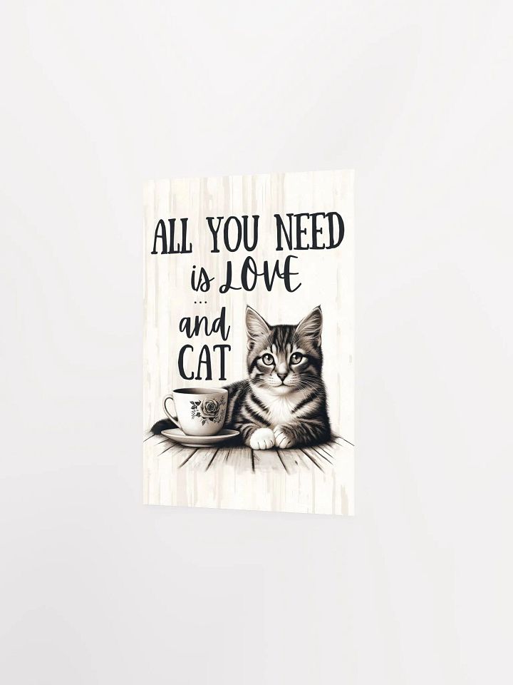 Love & Cat Enhanced Matte Poster product image (6)