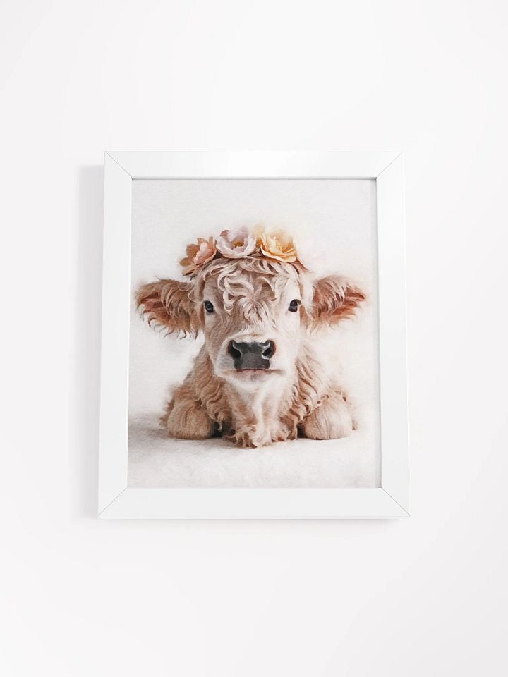 Floral Crowned Calf Matte Poster product image (14)