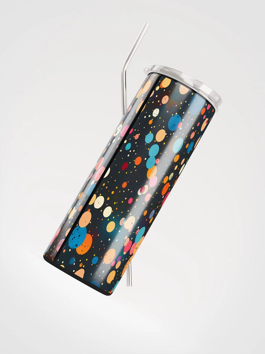 Cosmic Bubble Polka Dot Pattern Stainless Steel Tumbler product image (8)