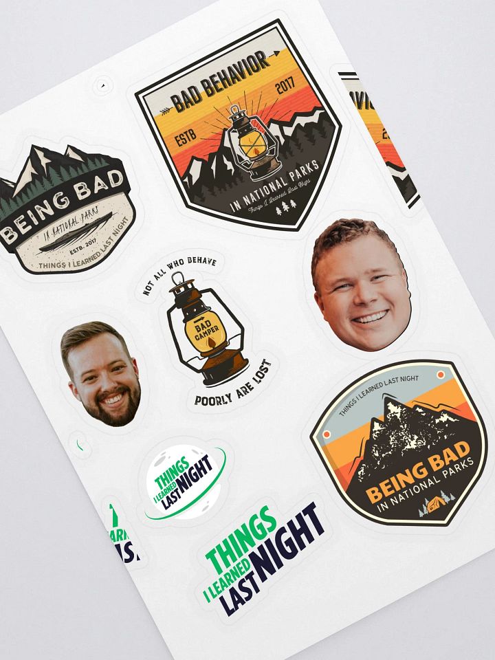 Being Bad In National Parks - Sticker Pack product image (1)