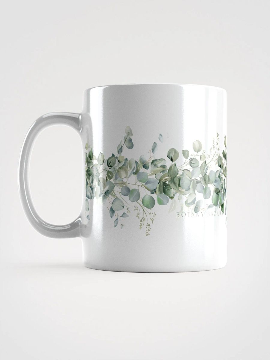 Eucalyptus Leaves White Ceramic Mug product image (12)