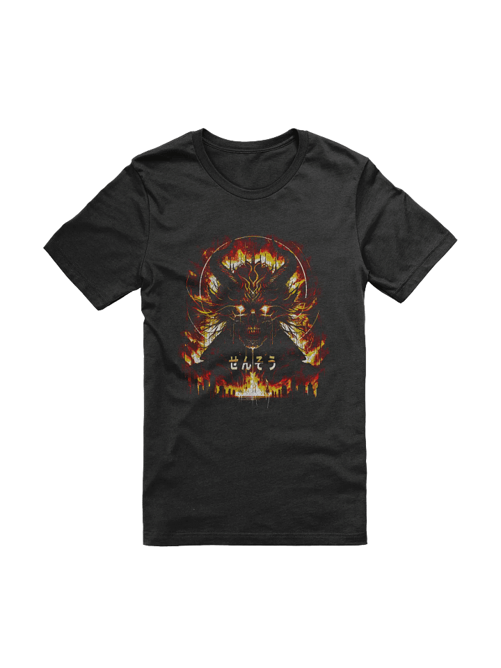 War – Fiery Battle Demon Gothic T-Shirt product image (1)