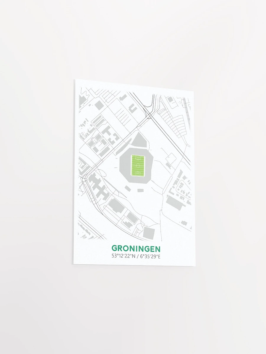 Groningen Stadium Map Design Poster product image (3)