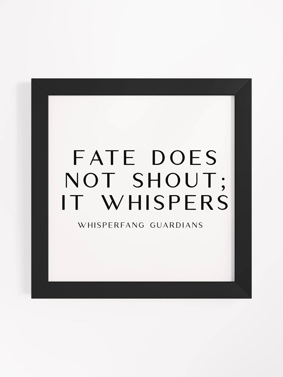 Whispering Fangs Proverb Framed Collection - Fate product image (1)