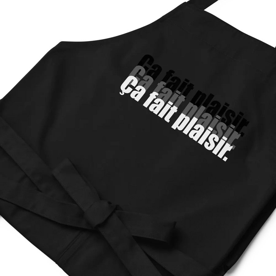 ''Ça fait plaisir'' Tablier en coton biologique product image (7)