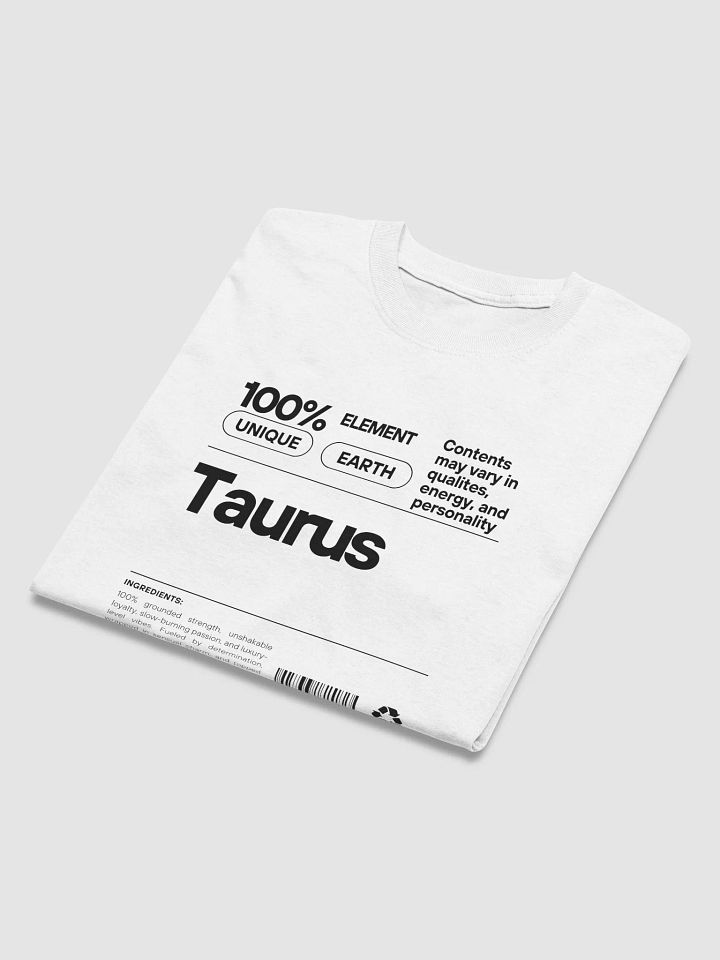 Steady. Strong. Unshakably stylish Taurus T-shirt product image (2)