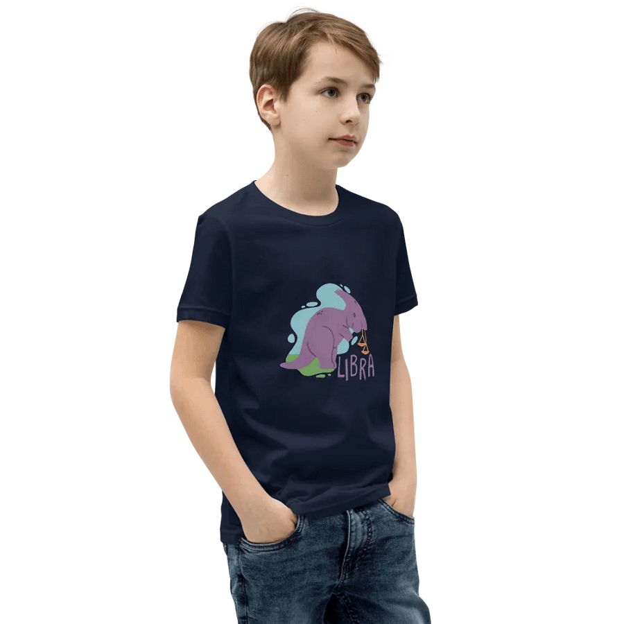 Youth Libra Dino T-Shirt product image (22)