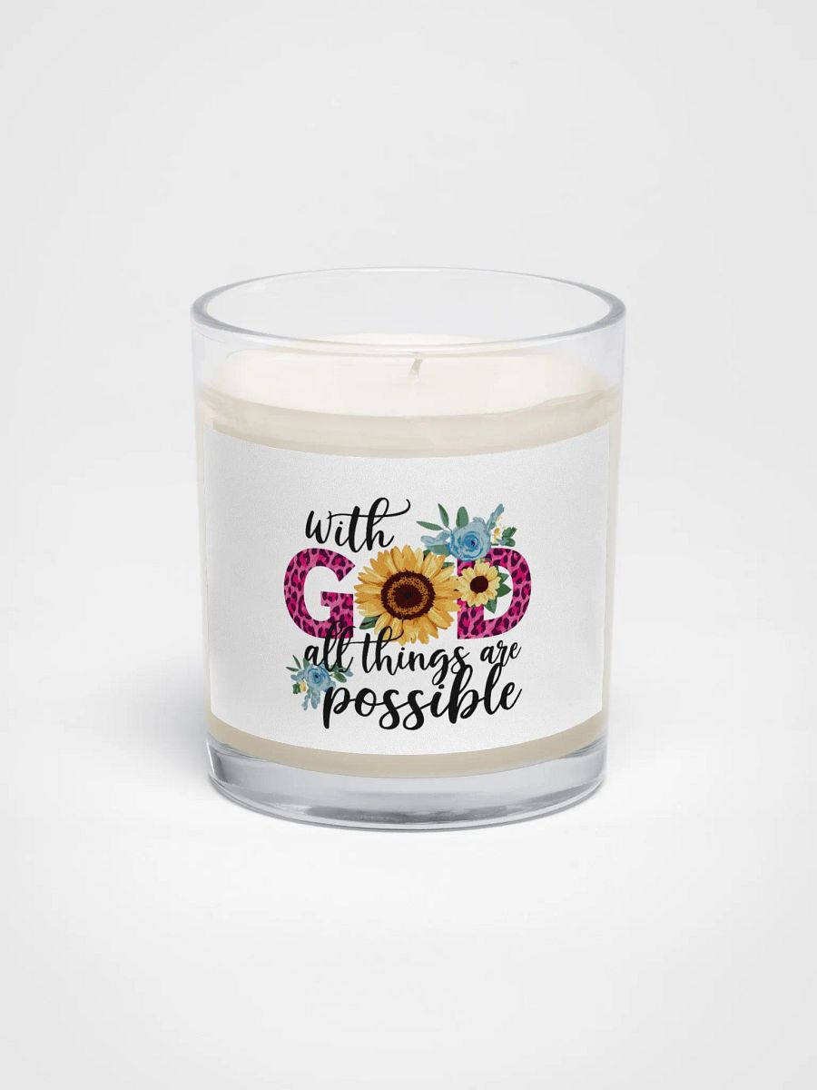 With God All Things Are Possible Soy Candle product image (1)