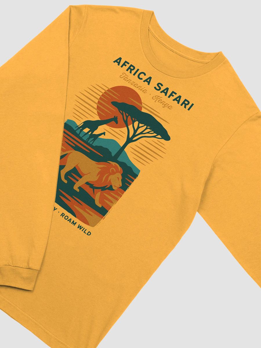 Safari Sunset – Unisex Long Sleeve Tee product image (3)