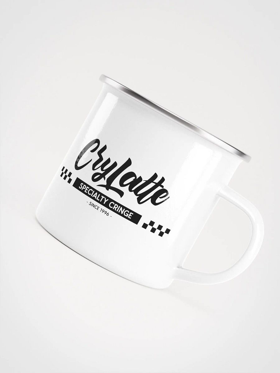 Checkered Design Enamel Mug product image (4)