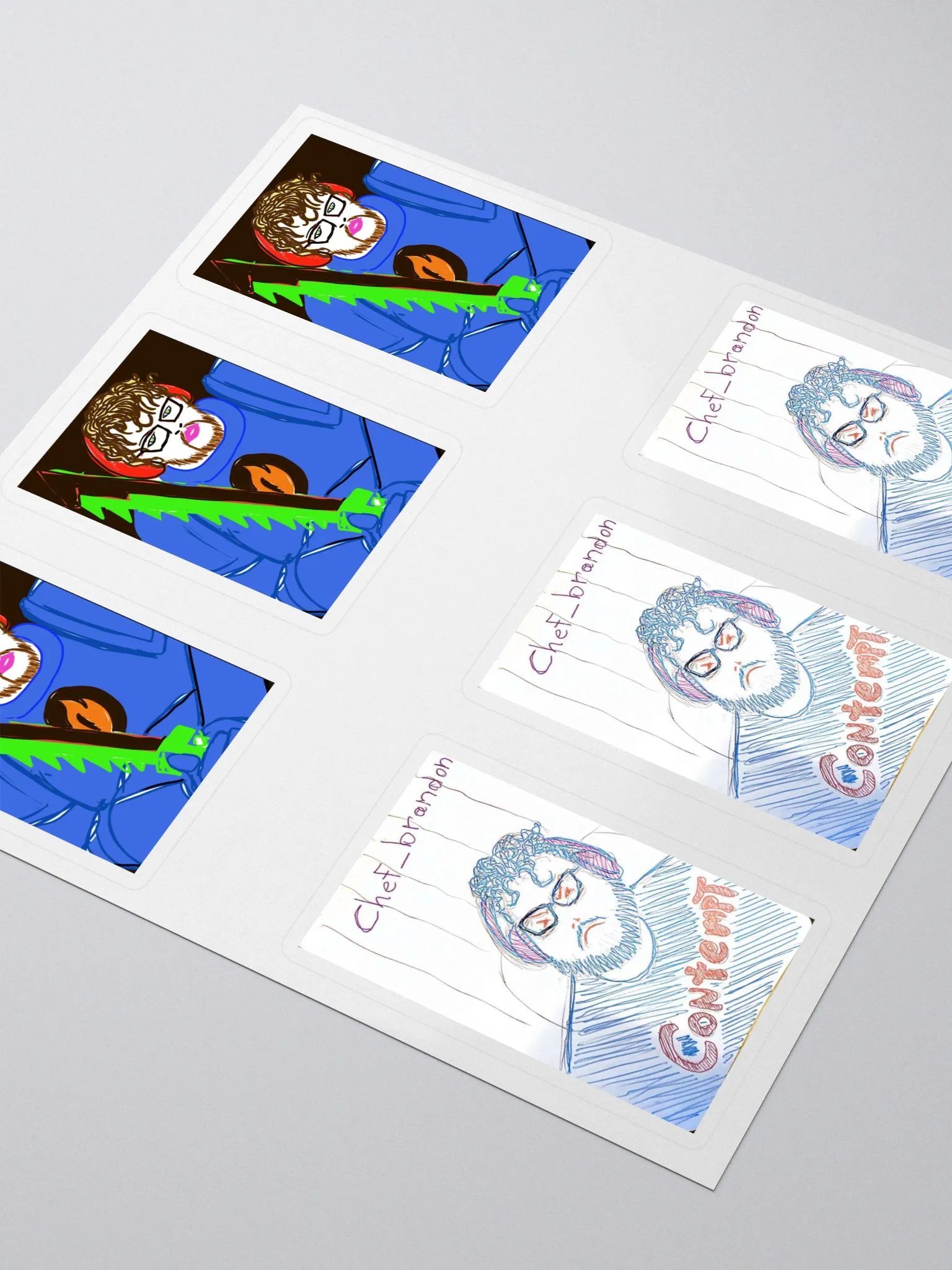 Chef Brandon Stickers product image (3)