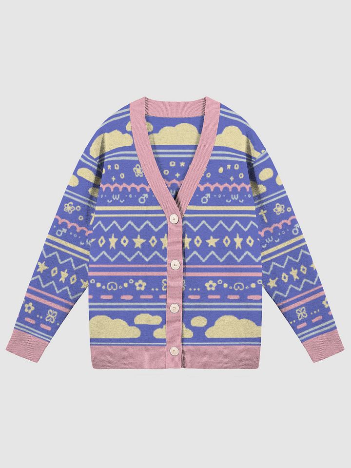 Cloudy Christmas Cardigan - Pastel product image (3)