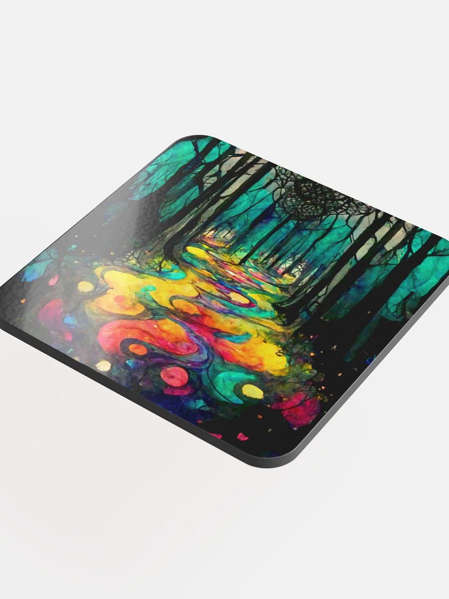 Enchanted Forest Glossed Cork Coaster product image (4)