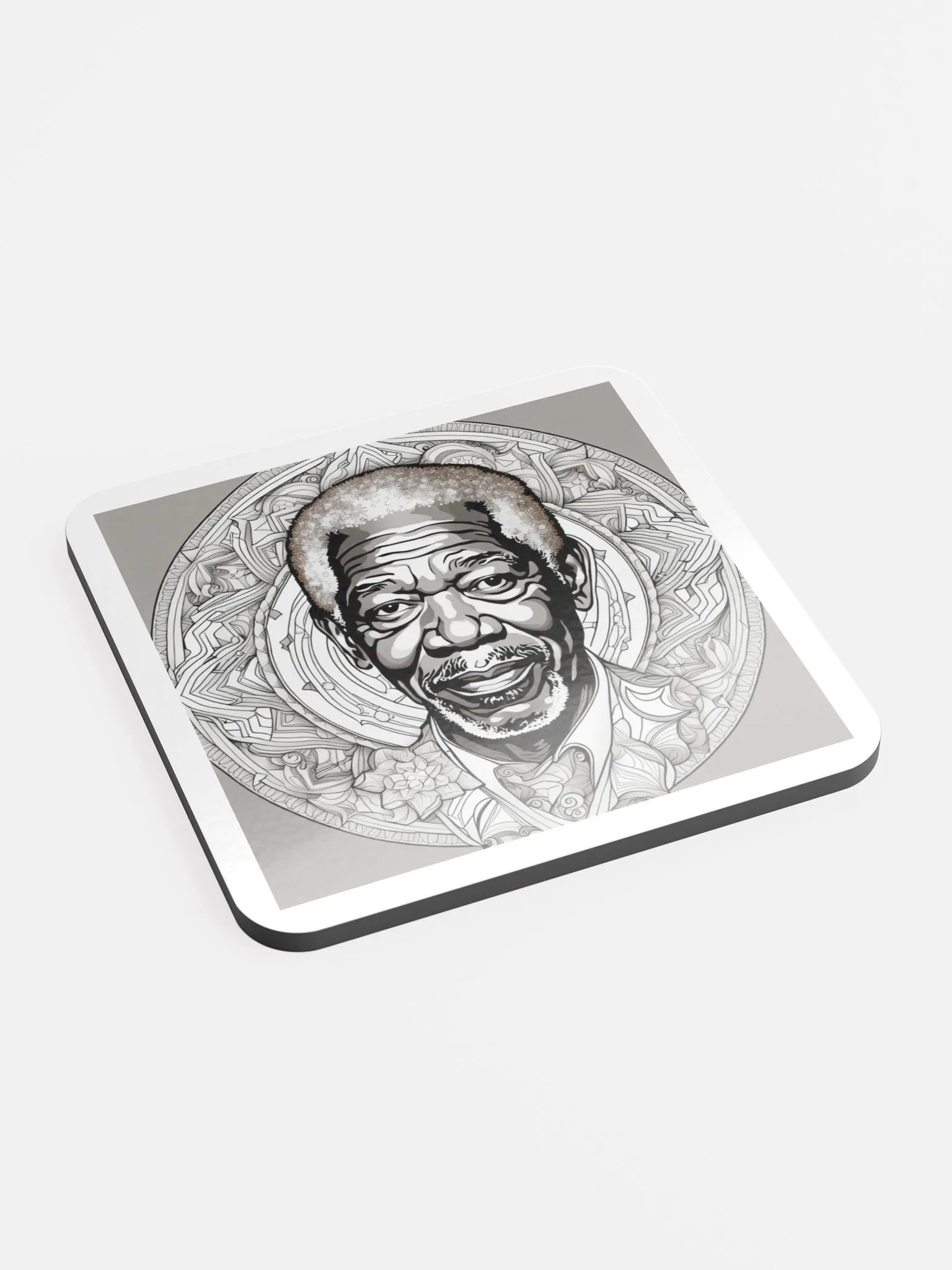 Ornate Visage Cork Coaster product image (2)