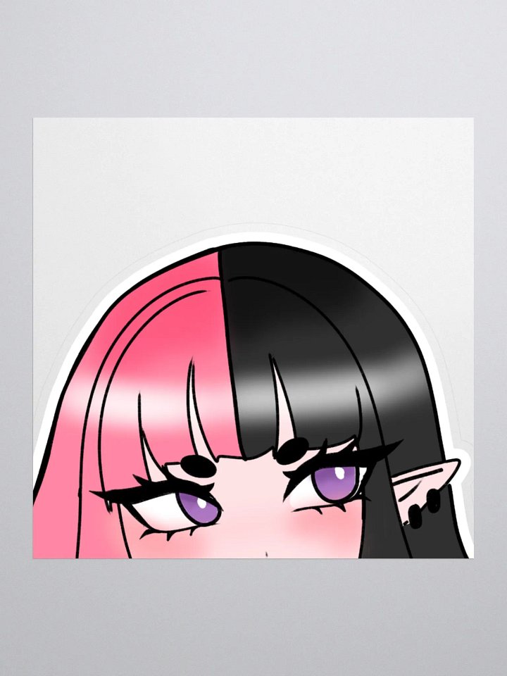 blossom peeker sticker product image (3)
