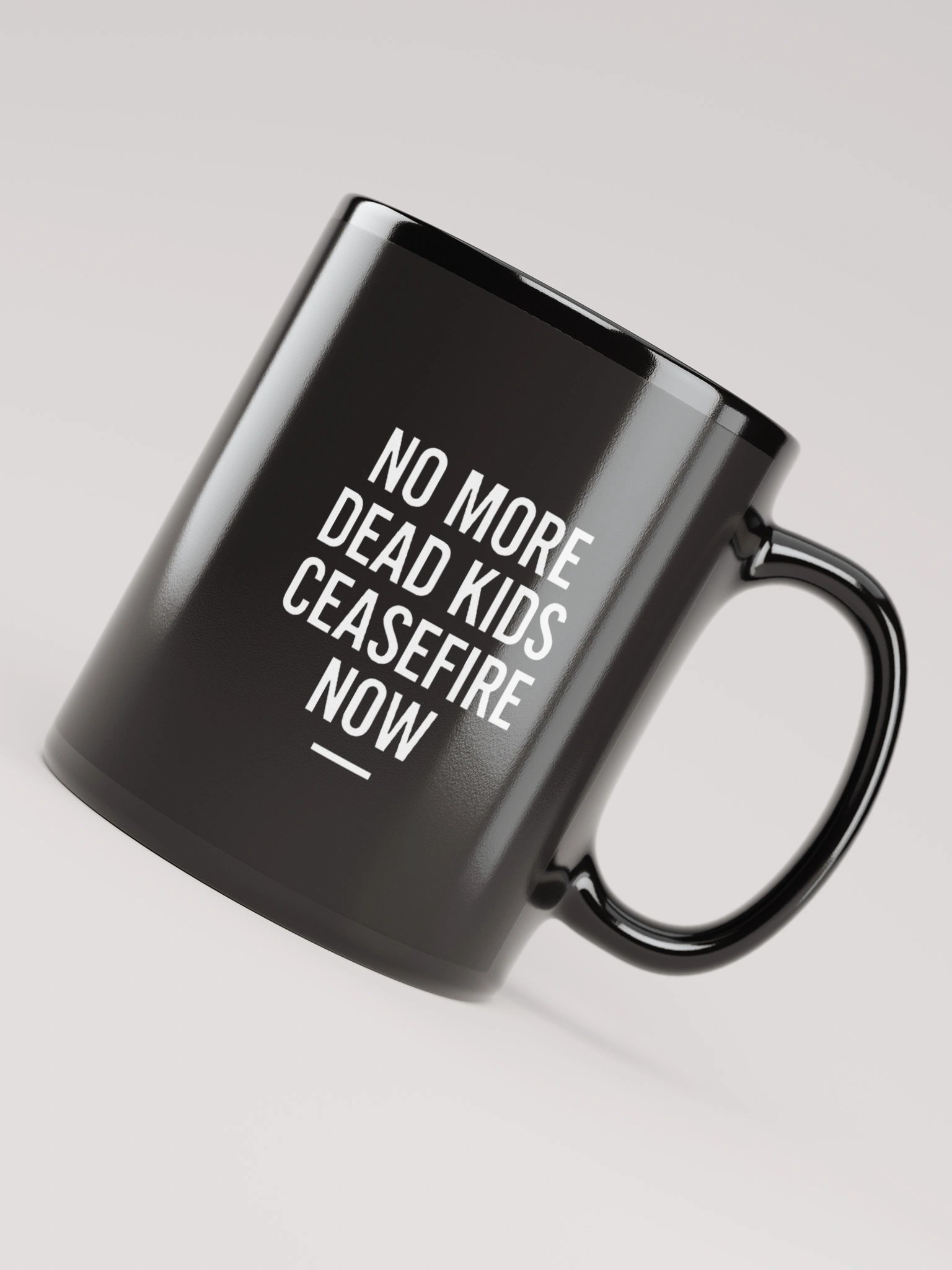 Ceasefire Now Black Mug product image (8)