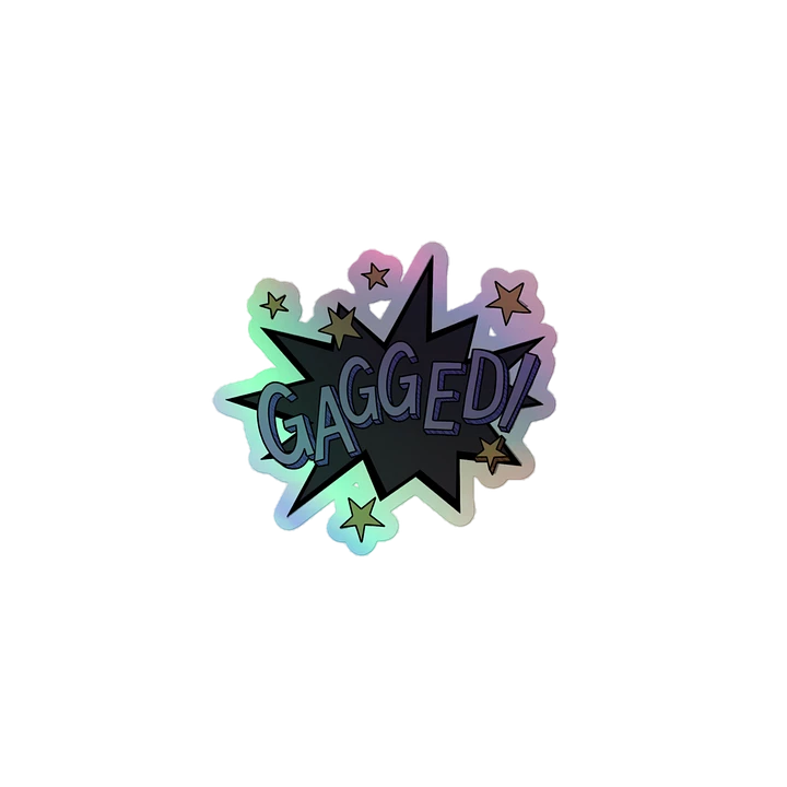 Holographic Gagged Sticker product image (1)