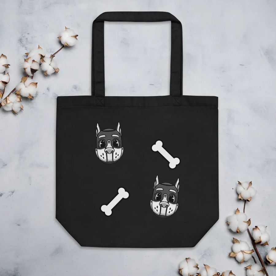 Rubberhose Pup & Bone - Tote Bag product image (3)