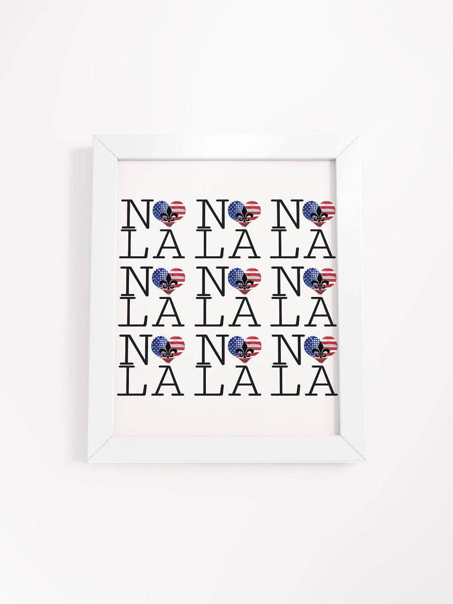 I LOVE NOLA **LEGACY POSTER** (USA HEART) product image (5)
